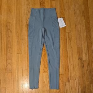 Athleta Delancey Moto Tight in Gray/Blue Color. Size XS